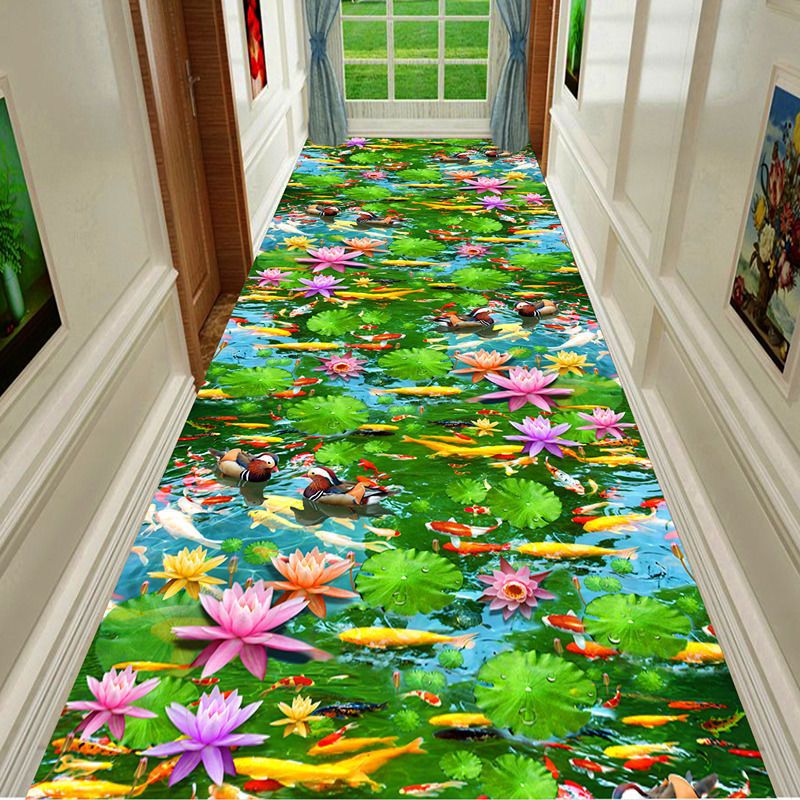 Commercial Window Printing - Karpet Lorong Hotel Cetak 3D Modern