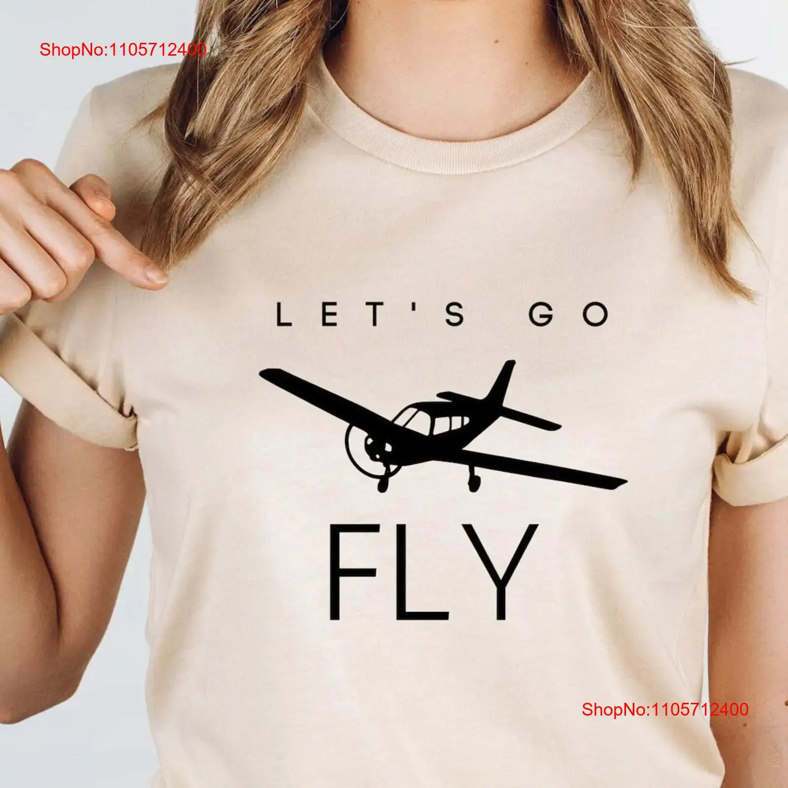 Commercial Printing And Design - Kaos Pesawat Terbang Low Wing untuk