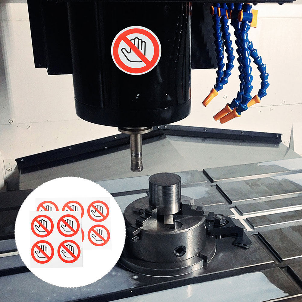 Commercial Printing Industry - 10Pcs Stiker Jangan Sentuh Tanda Peringatan
