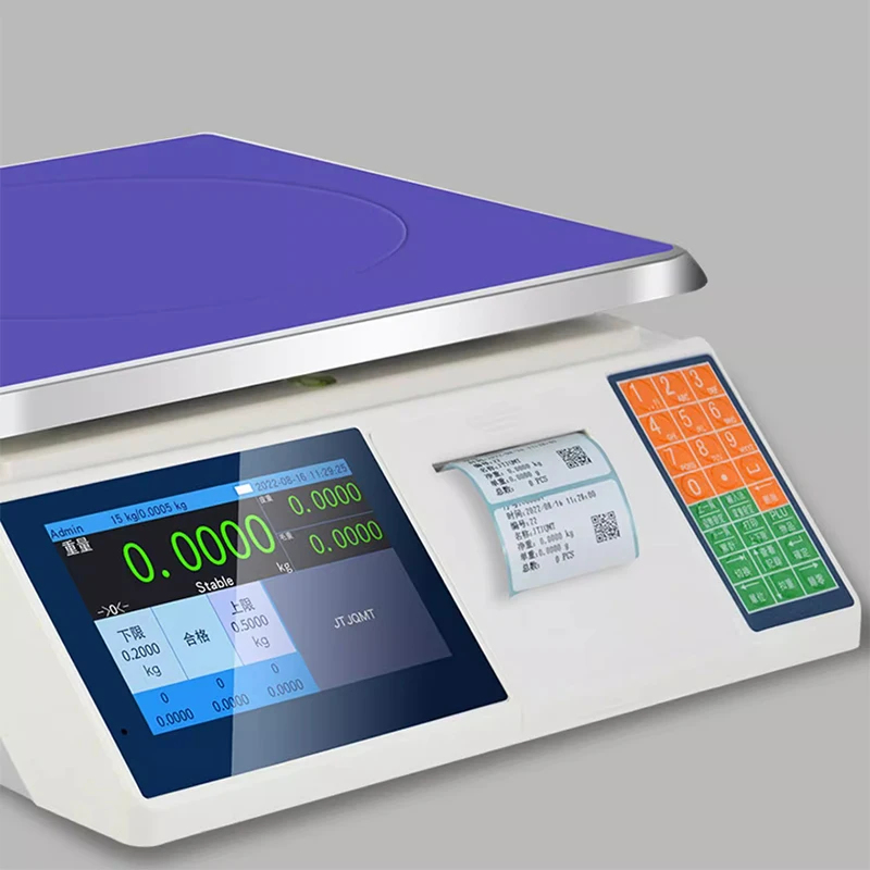 Commercial Printing Industry - Timbangan Elektronik Barcode Komersial All-In-One dengan