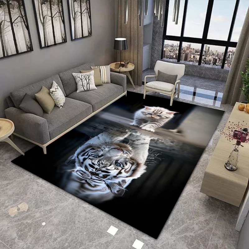 Commercial Printing And Design - Karpet Motif Hewan Alas Karet Anti