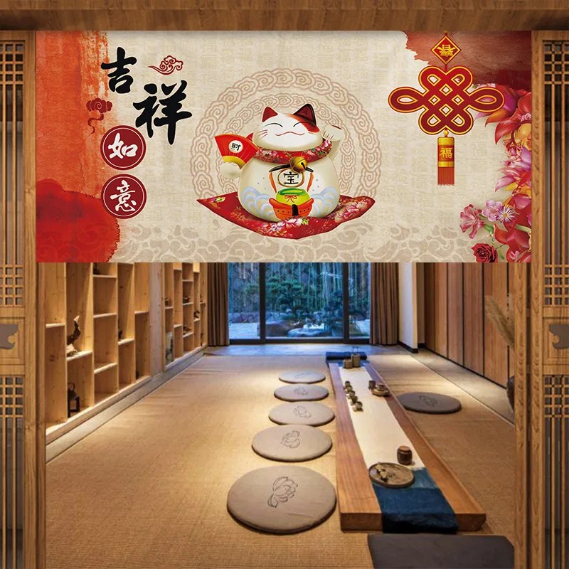 Commercial Window Printing - VIKAMA Tirai Pintu Noren Kimono Fuji
