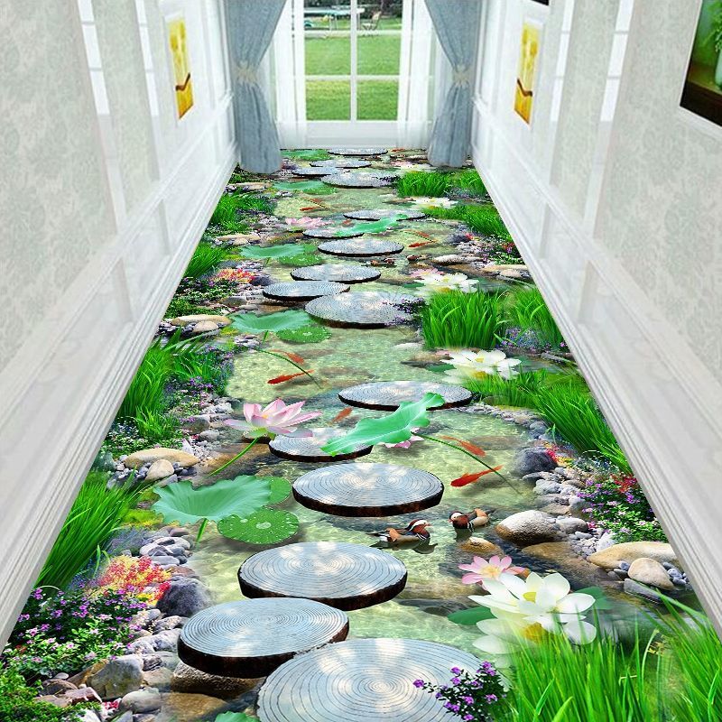 Karpet Lorong Hotel Cetak 3D M - Commercial Window Printing ulasan dan harga