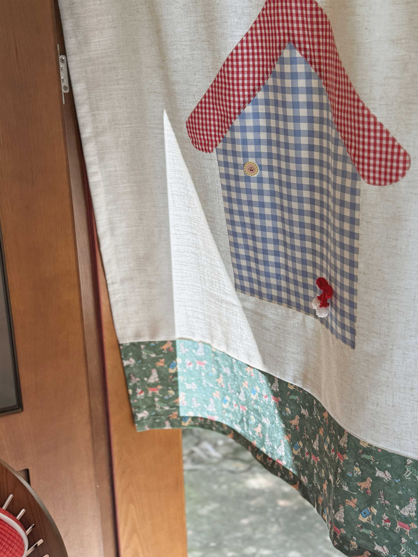 VIKAMA Gingham Tirai Pintu Nor - Commercial Window Printing ulasan dan harga
