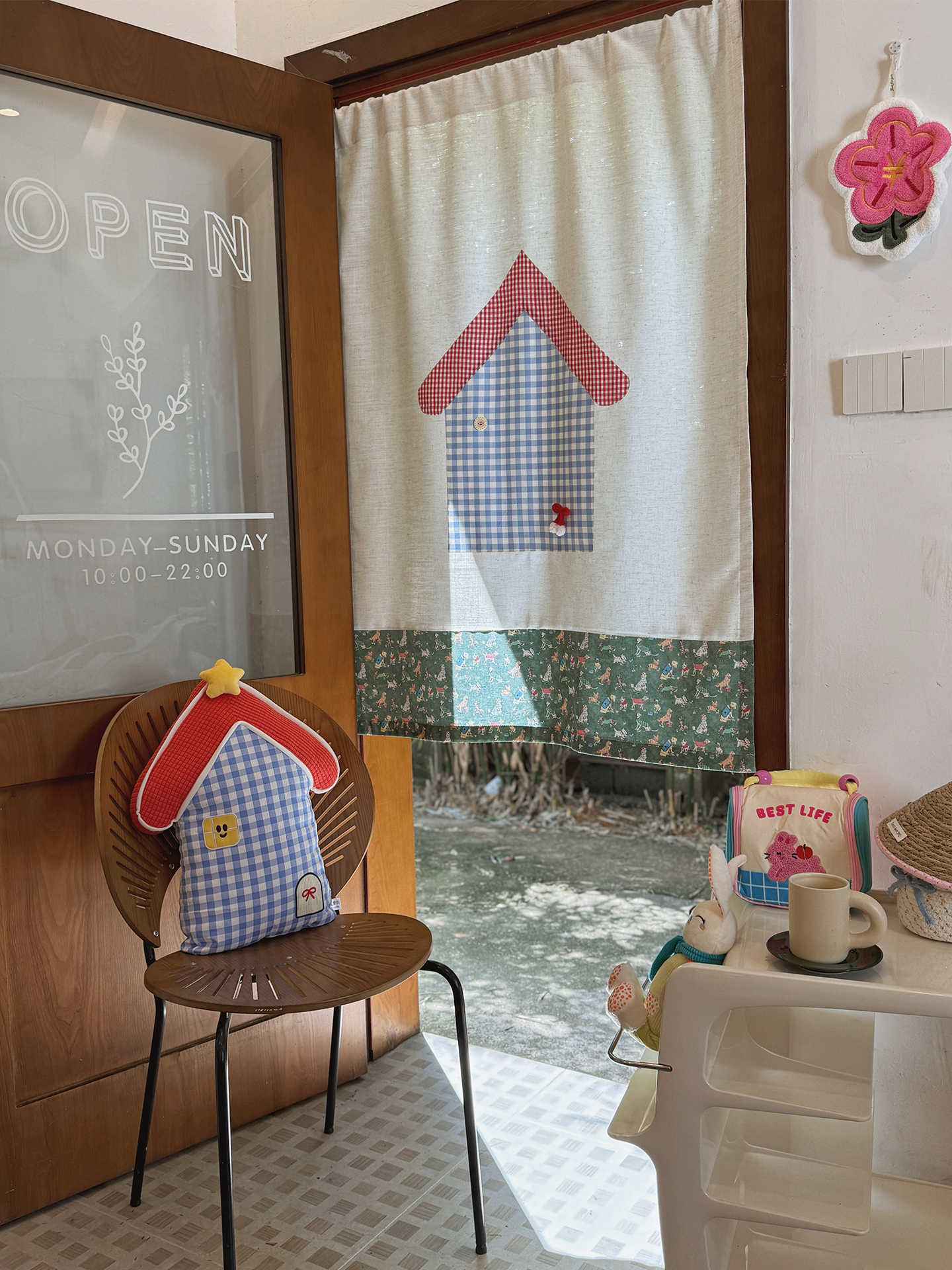 VIKAMA Gingham Tirai Pintu Nor - Commercial Window Printing ulasan dan harga