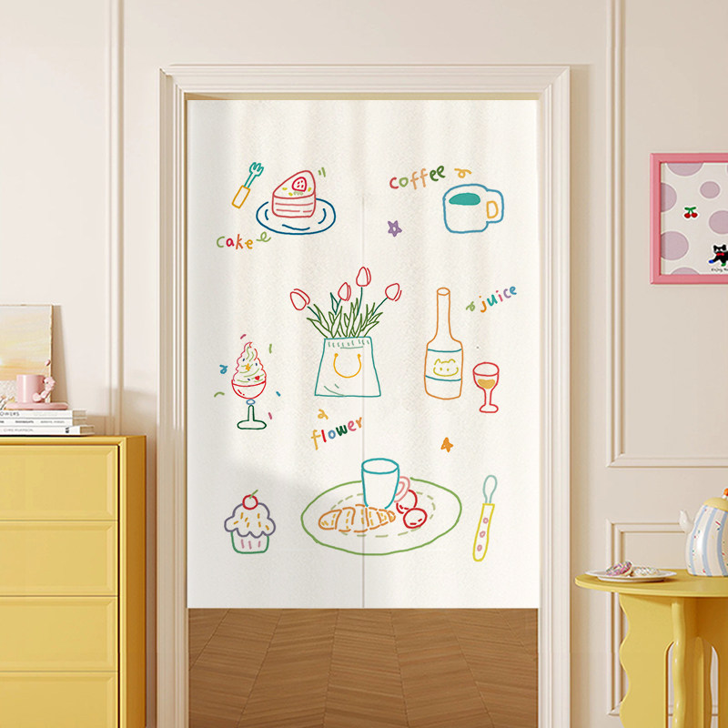 VIKAMA Tirai Pintu Noren Warna - Commercial Window Printing ulasan dan harga