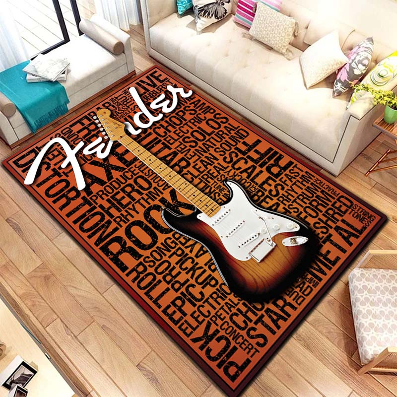 Karpet Cetak Musik Rock Vintag - Commercial Printing And Design ulasan dan harga