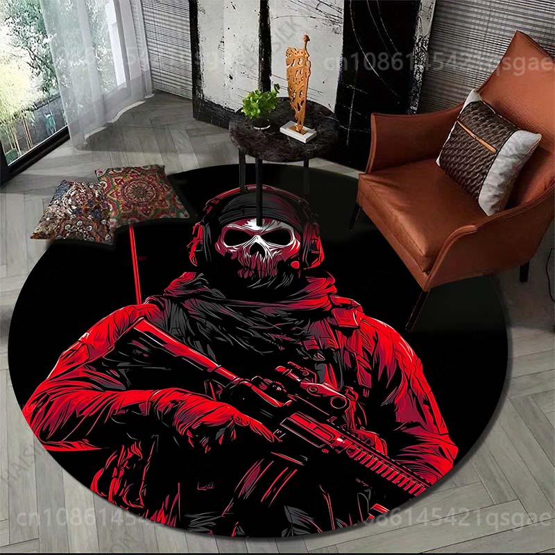 Karpet Bulat Motif Tentara Ber - Commercial Printing Images ulasan dan harga