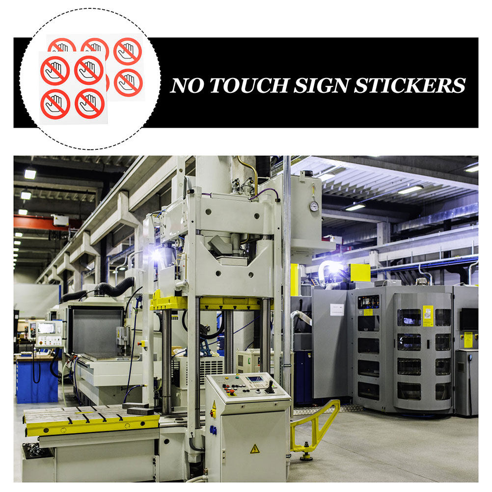 10Pcs Stiker Jangan Sentuh Tan - Commercial Printing Industry ulasan dan harga