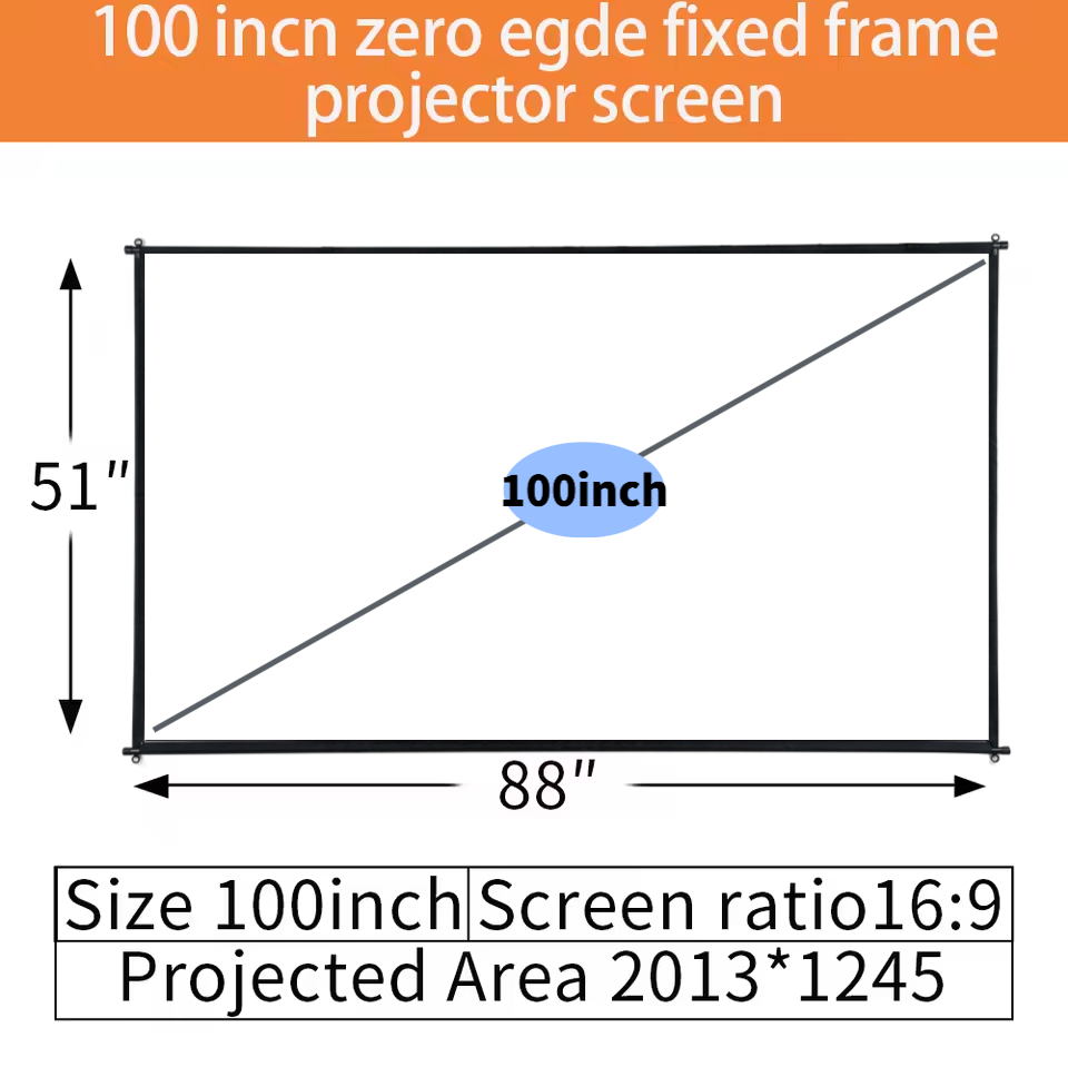 Layar Proyektor XIAOHUI 100/12 - Screen Printing Frame Mesh ulasan dan harga