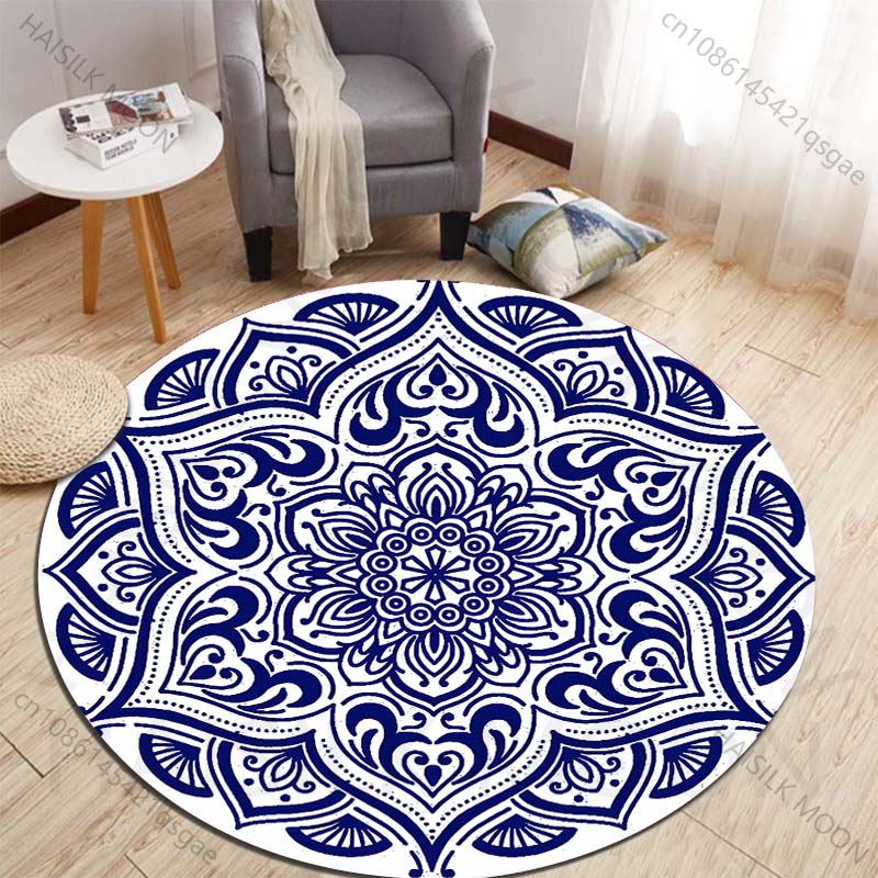 Karpet bundar bermotif mandala - Commercial Printing And Design ulasan dan harga