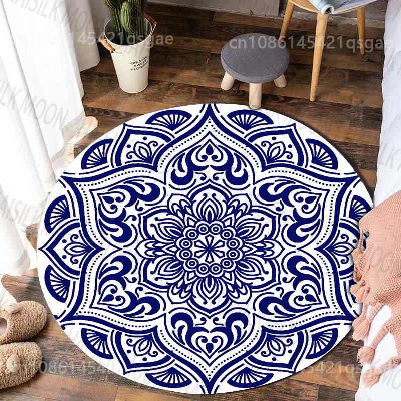 Karpet bundar bermotif mandala - Commercial Printing And Design ulasan dan harga