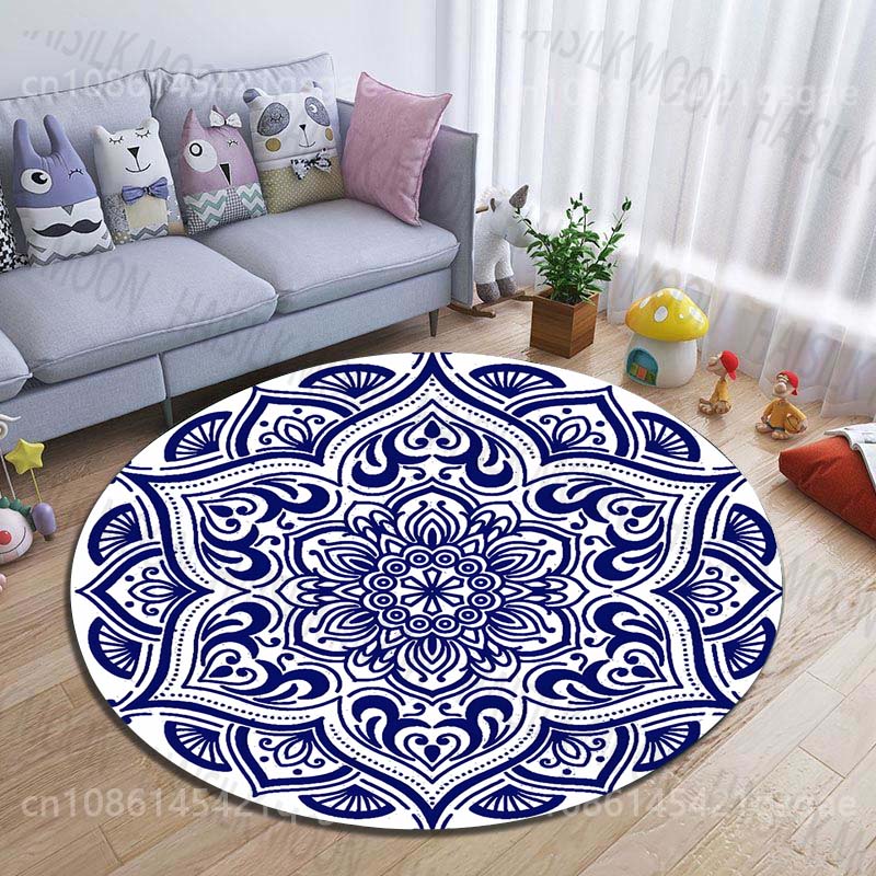 Karpet bundar bermotif mandala - Commercial Printing And Design ulasan dan harga
