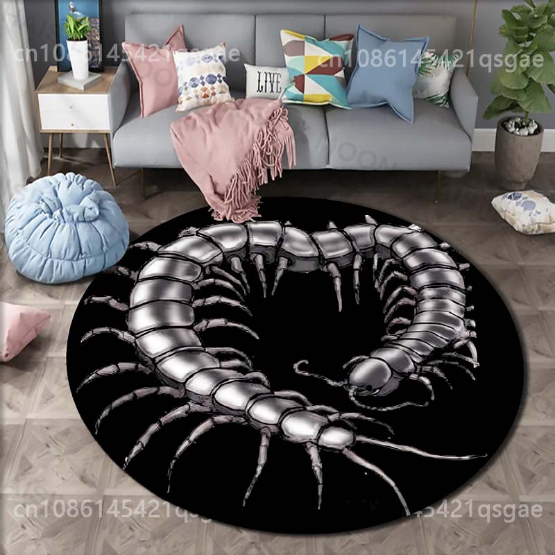 Karpet Bulat Motif Lipan Metal - Commercial Printing And Design ulasan dan harga