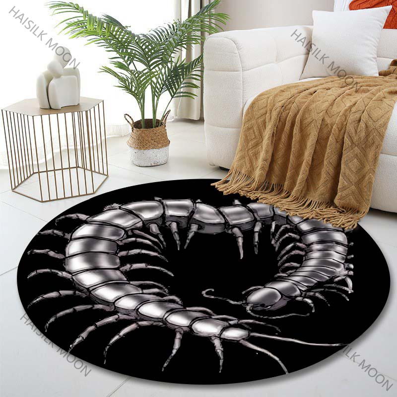 Karpet Bulat Motif Lipan Metal - Commercial Printing And Design ulasan dan harga