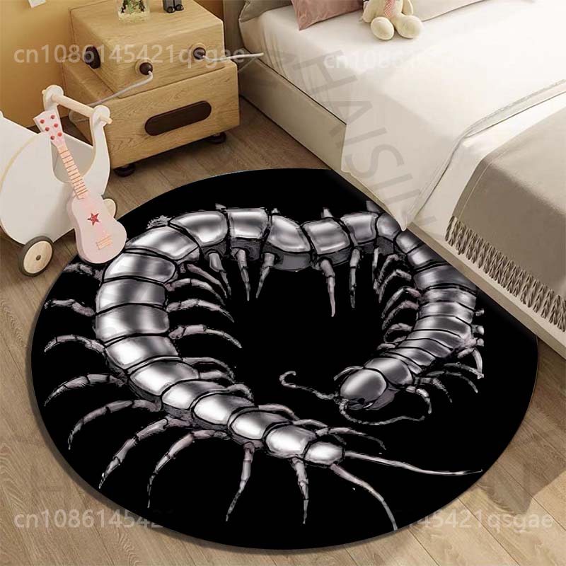 Karpet Bulat Motif Lipan Metal - Commercial Printing And Design ulasan dan harga